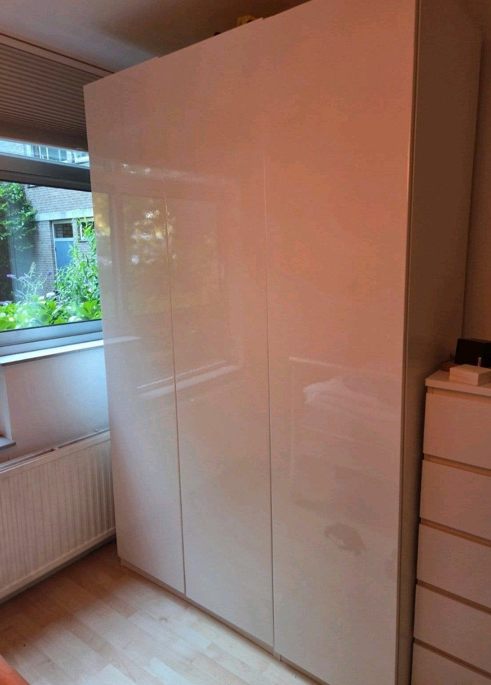 Fardal deuren 3 stuks 50x229 hoogglans wit(IKEA PAX), Gebruikt, Overige materialen, 200 cm of meer, 50 tot 100 cm