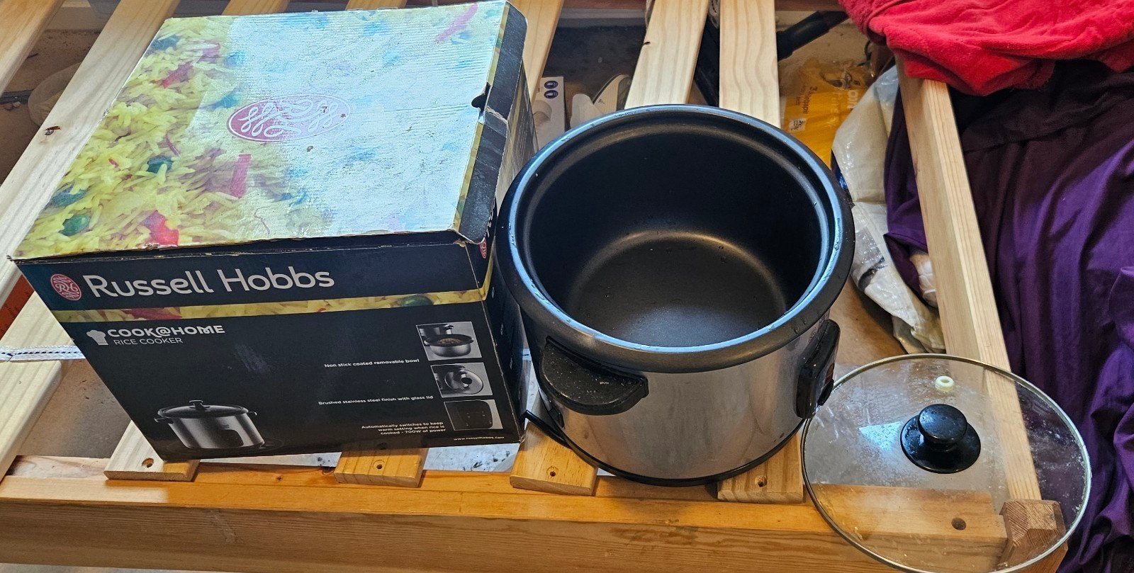 Russell Hobbs Cook@Home Rijstkoker - Zo goed als nieuw, Ophalen of Verzenden, Zo goed als nieuw