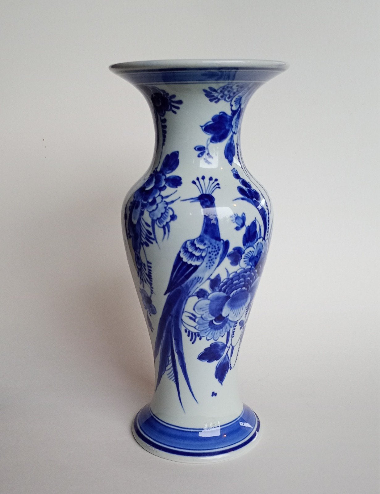 Delfts blauwe vaas, fabriek de Porceleyne fles, Ophalen of Verzenden
