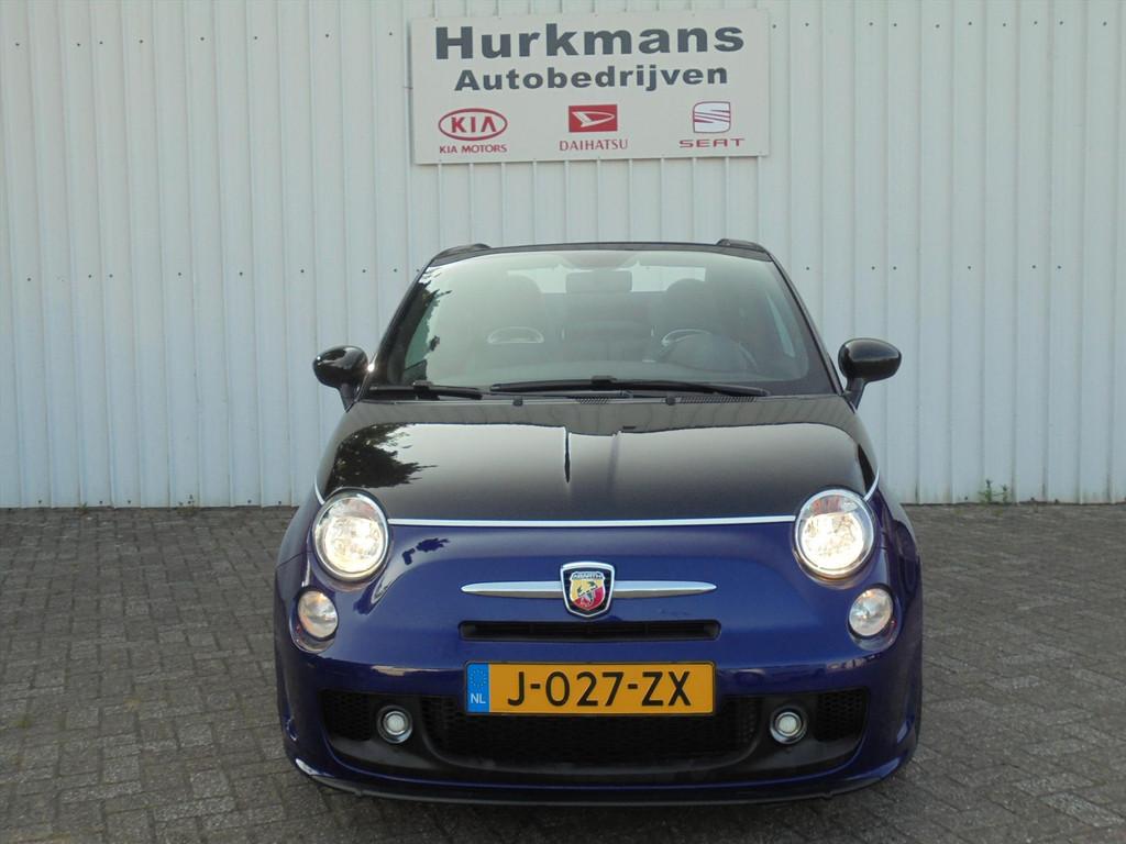Fiat 500C 1.4 ABARTH 595 CABRIO ZEER NETJES !, Auto's, 135 pk, 4 cilinders, Leder, Bedrijf