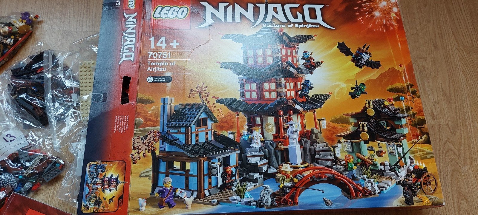LEGO Ninjago 70751 Tempel van Airjitzu - Complete set, Lego, Ophalen of Verzenden, Zo goed als nieuw, Compleet