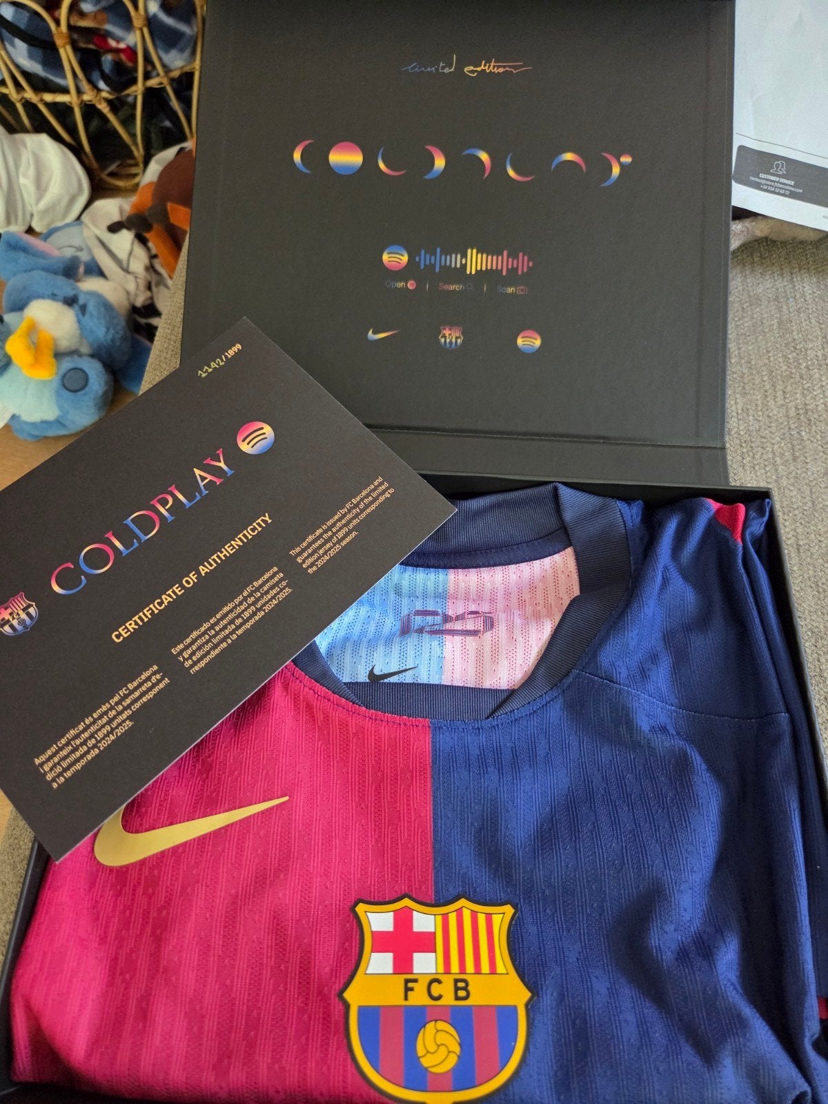 FC Barcelona x Coldplay Limited Edition 2024/2025 Yamal, Meerkleurig, Nike, Nieuw, Overige maten