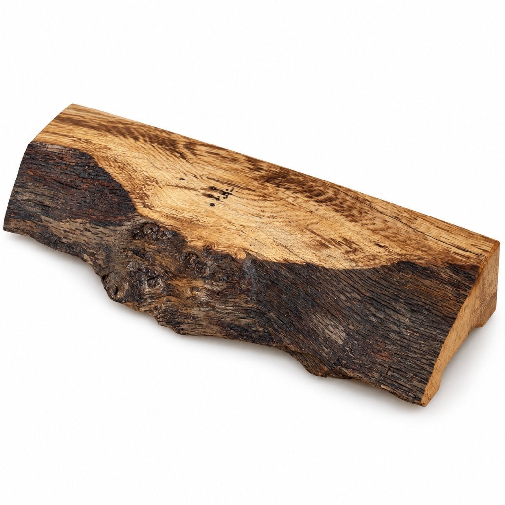 Massief Houten Live-Edge Serveerplank – 42  15  4,5 cm, Snij-/serveerplank, Nieuw, Ophalen of Verzenden, .