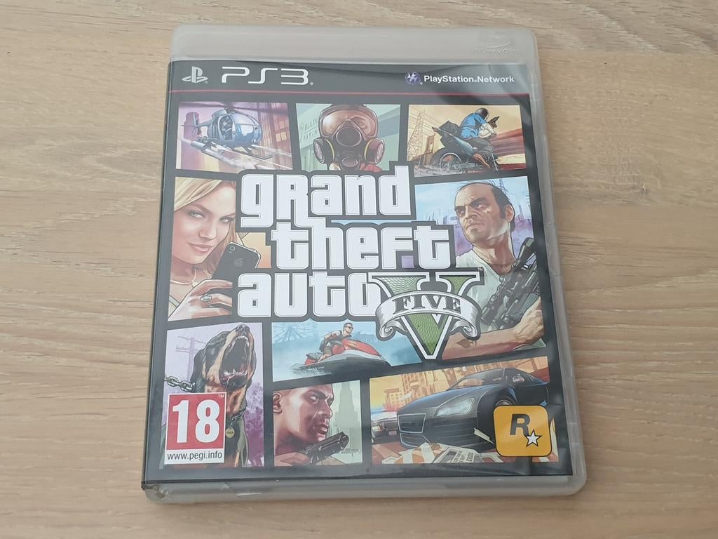 Grand Theft Auto V (GTA 5) PS3 - Zo goed als nieuw, Avontuur en Actie, Online, Vanaf 18 jaar, 1 speler