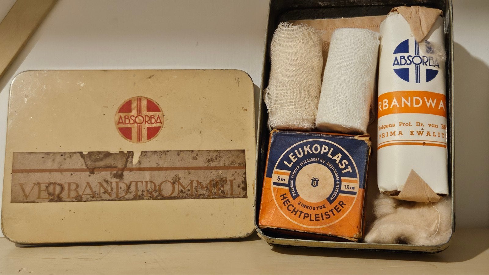 Absorba oud Blikje, Ophalen of Verzenden, Gebruikt, Overige