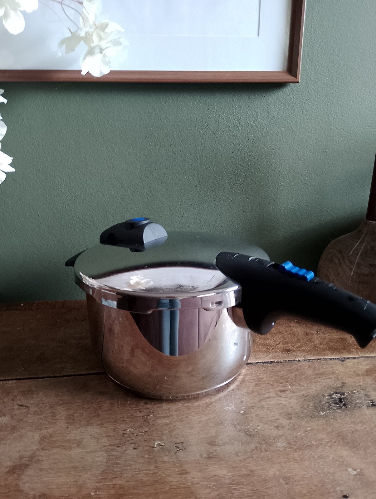 Fissler bleu-point snelkookpan 4,5l ., Huis en Inrichting, Keuken | Potten en Pannen, Gebruikt, Ophalen of Verzenden, Fissler