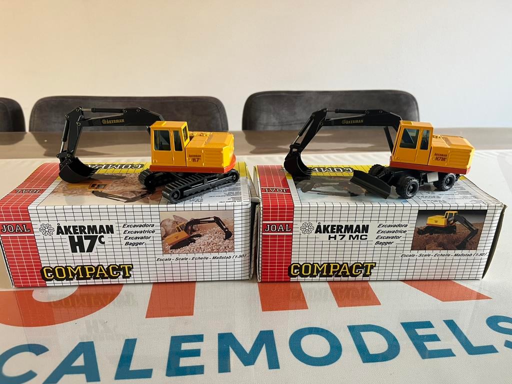 Akerman H 7Mc en H 7c hydraulische graafmachines Joal Nieuw, Ophalen of Verzenden, Nieuw, Hijskraan, Tractor of Landbouw, Overige merken