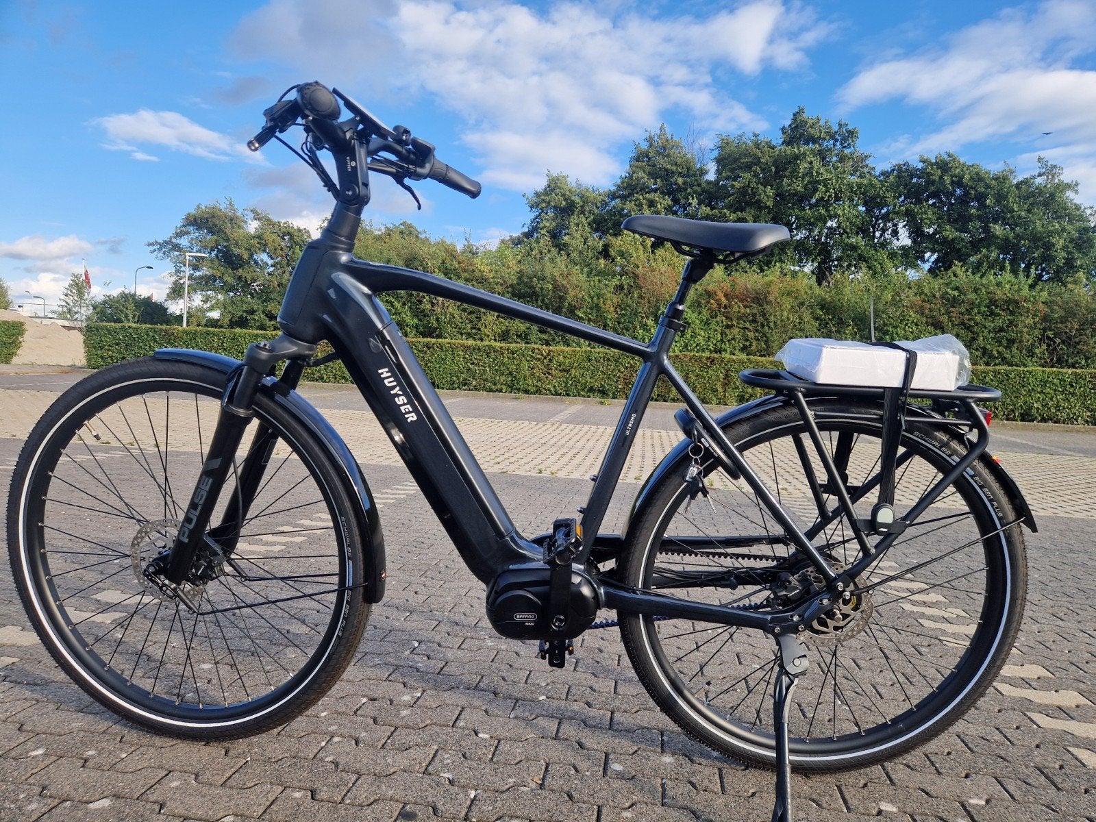 ELEKTRISCHE FIETS HUYSER ULTREMO (612WH ACCU), Fietsen en Brommers, Ophalen, Zo goed als nieuw, Overige merken