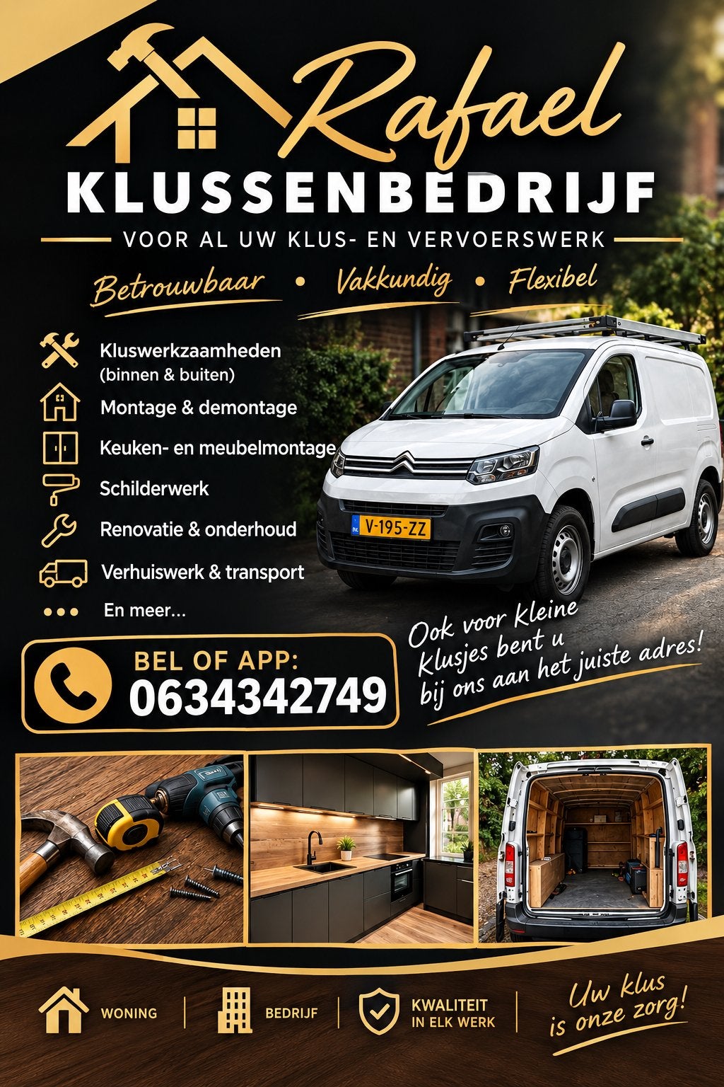 Ervaren Meubelmaker Montage, Demontage & Maatwerk, 24-uursservice