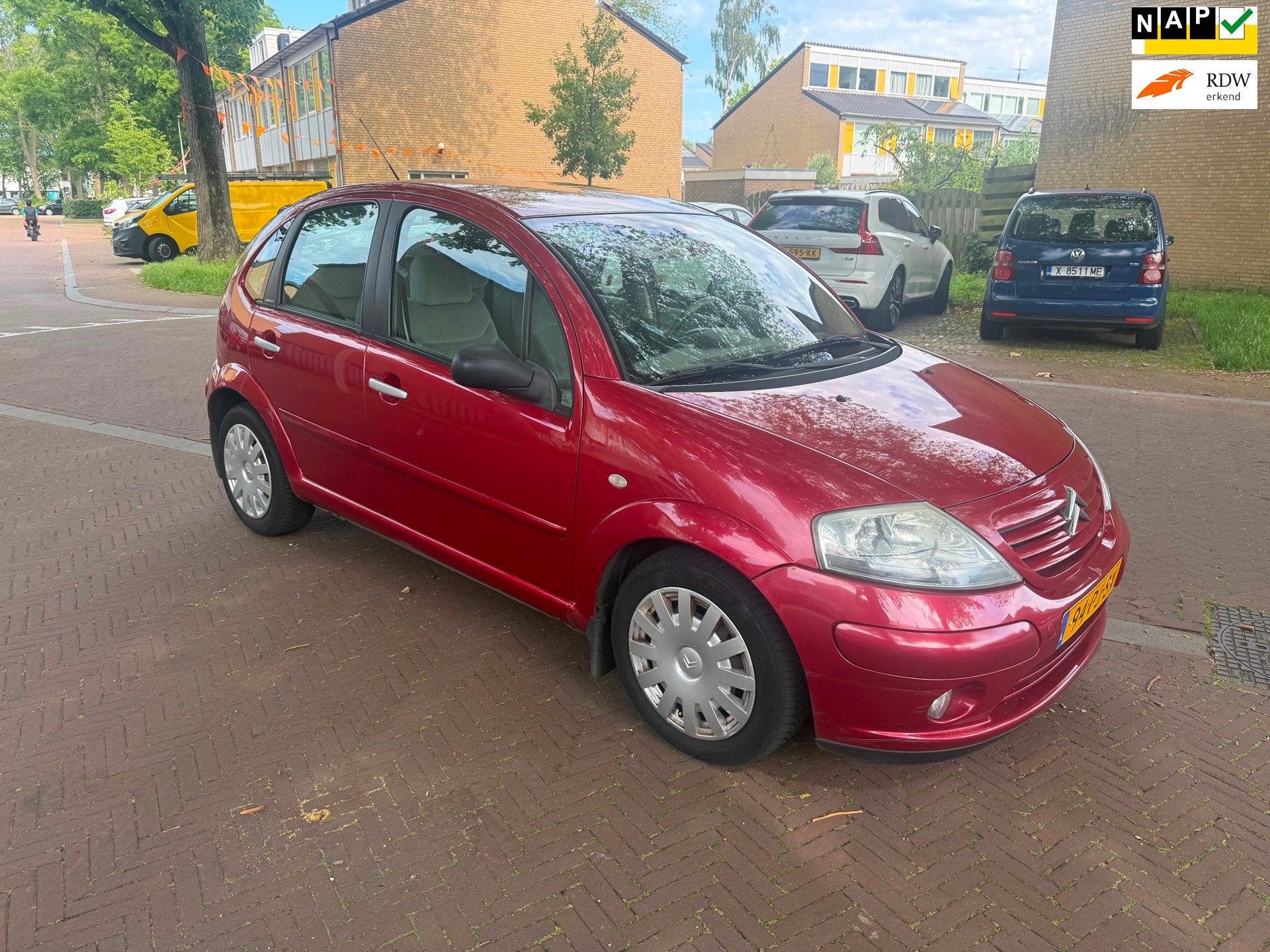 Citroen C3 AUTOMAAT / Nieuw APK / Airco / leuke auto, Auto's, Citroën, 15 km/l, Origineel Nederlands, Bedrijf, Metallic lak