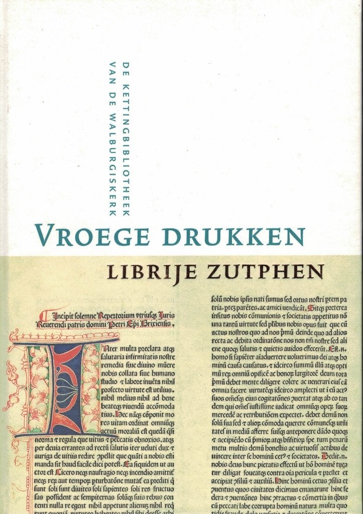 Lotte Hellinga, Vroege drukken in de Librije., Boeken, Ophalen of Verzenden, Zo goed als nieuw