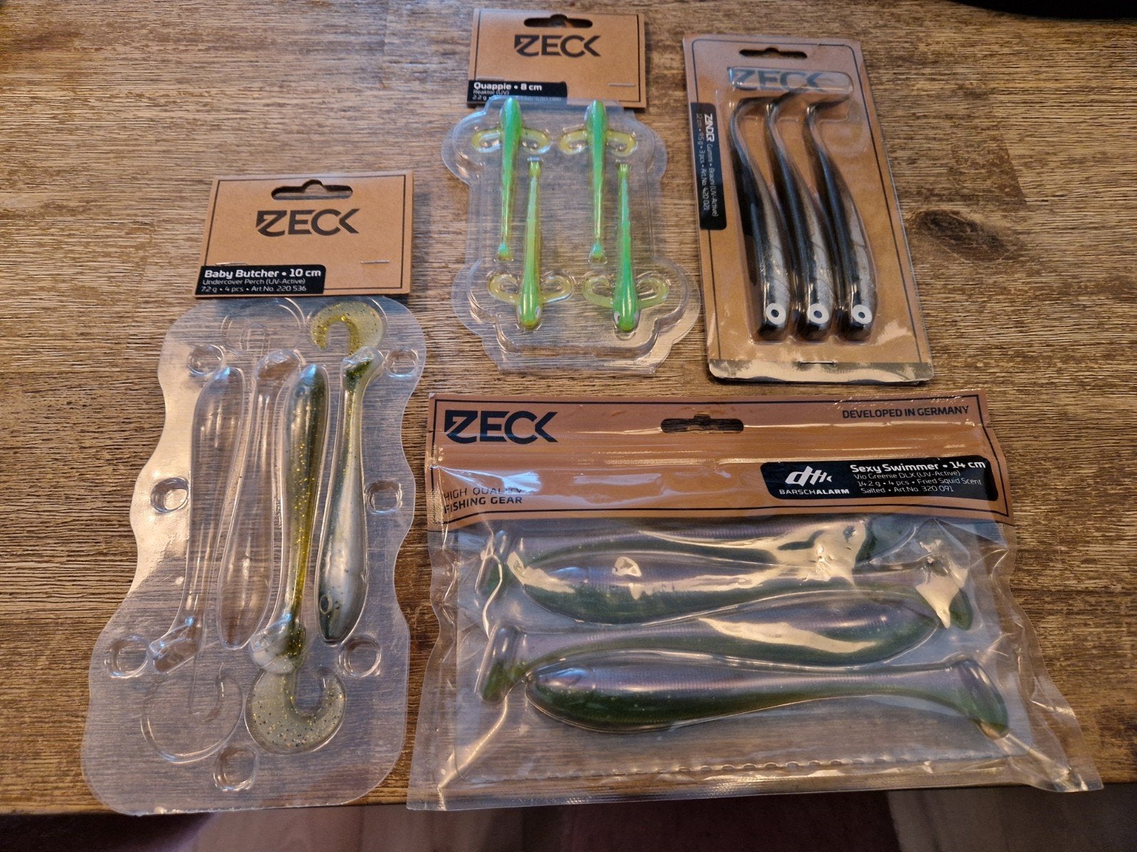 Zeck Baby Butcher, Sexy Swimmer, Quappie en Zander, Watersport en Boten, Hengelsport | Roofvissen, Ophalen of Verzenden, Nieuw