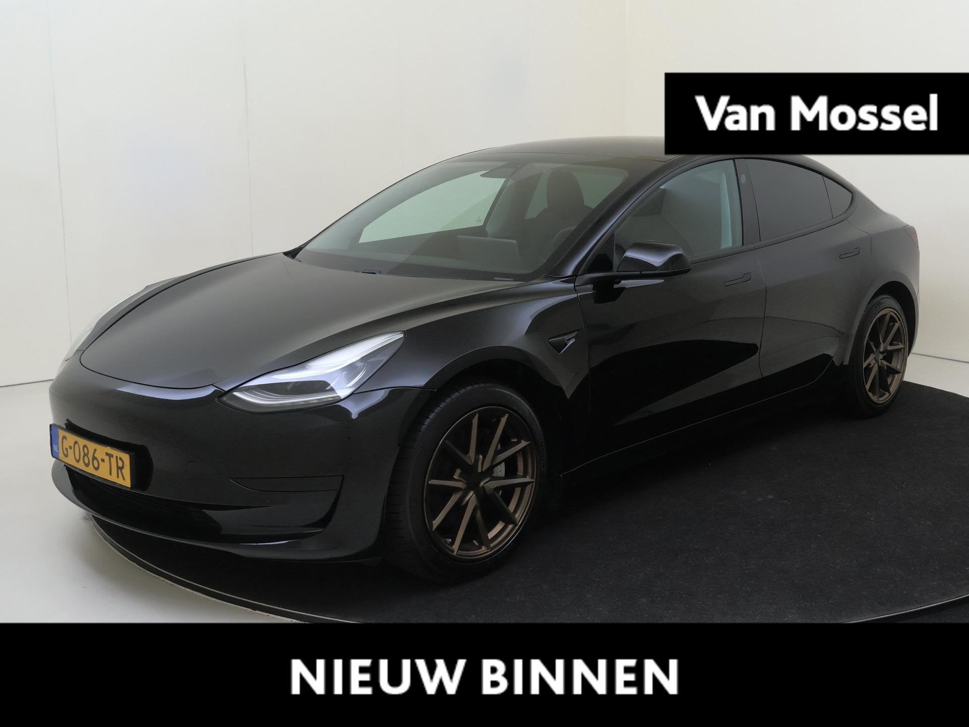 Tesla Model 3 Standard RWD Plus 60 kWh | Carplay/ Android au, Auto's, Automaat, 238 pk, Gebruikt, Zwart