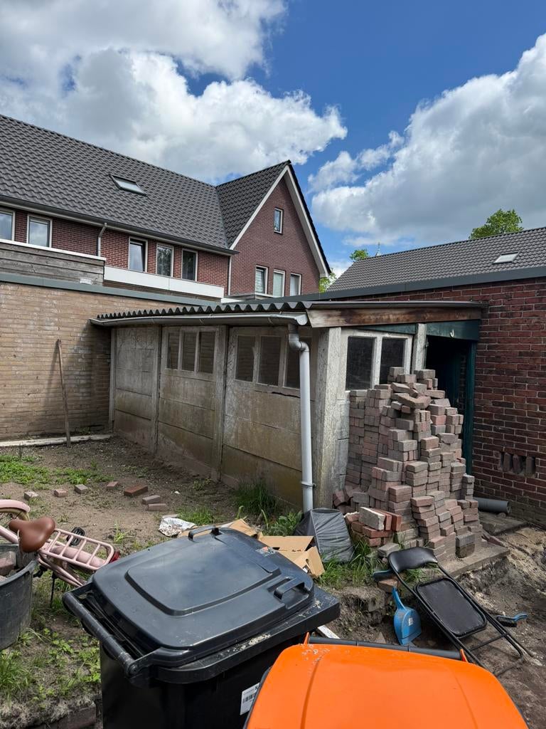 Gratis schuur, Tuin en Terras, Ophalen, Zo goed als nieuw, 500 cm of meer, Schuur