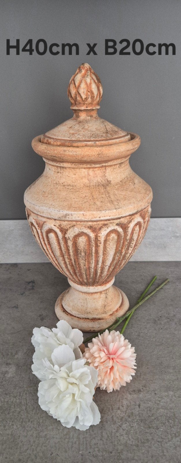 Decoratieve Urn/Pot H40cm x B20cm, Ophalen of Verzenden