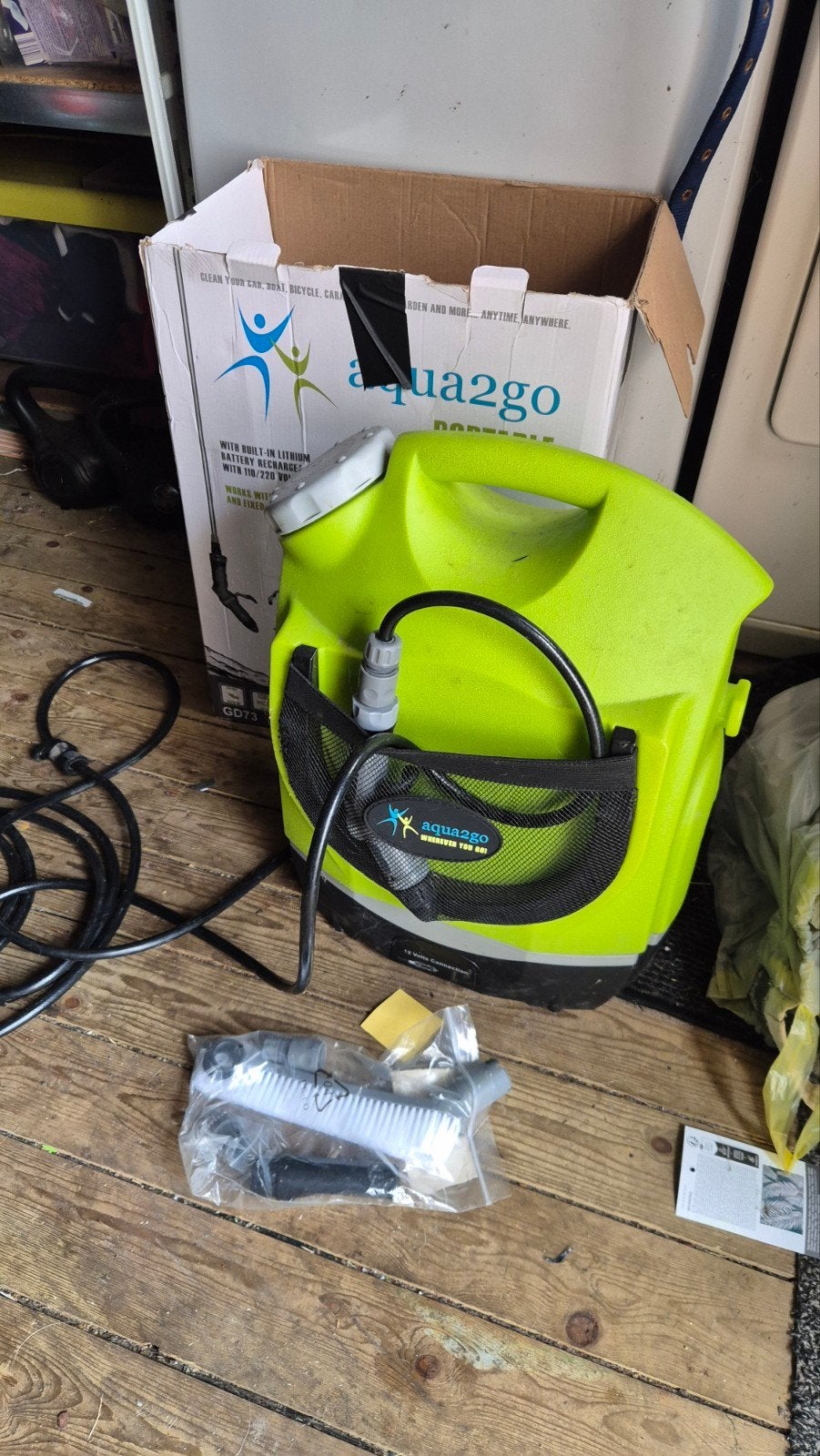 Tk aqua2go, Ophalen