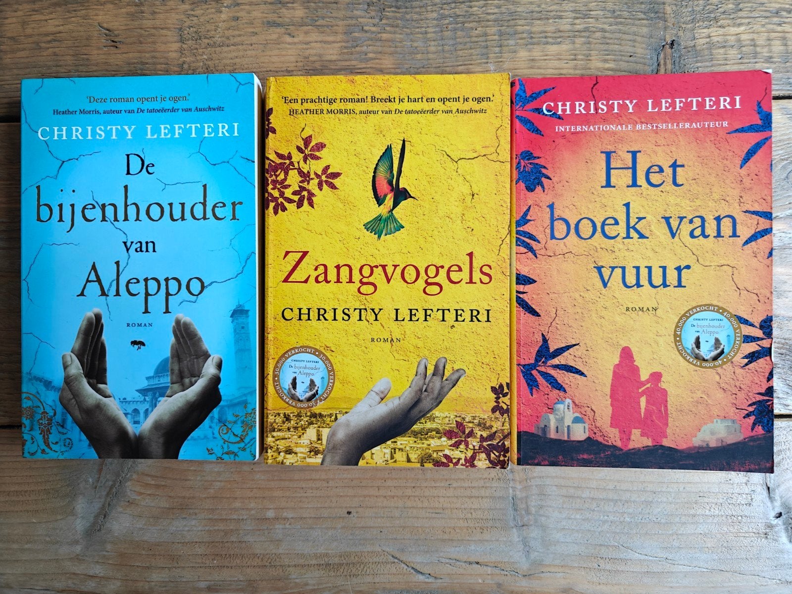 3 Boeken van Christy Lefteri., Boeken, Romans, Ophalen of Verzenden, Zo goed als nieuw