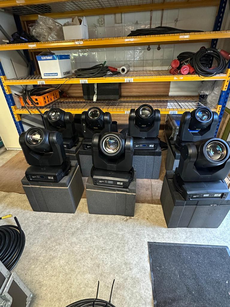 7x Martin Rush MH3 beam movinghead met inlays, Overige merken, ., Overige typen, Ophalen of Verzenden