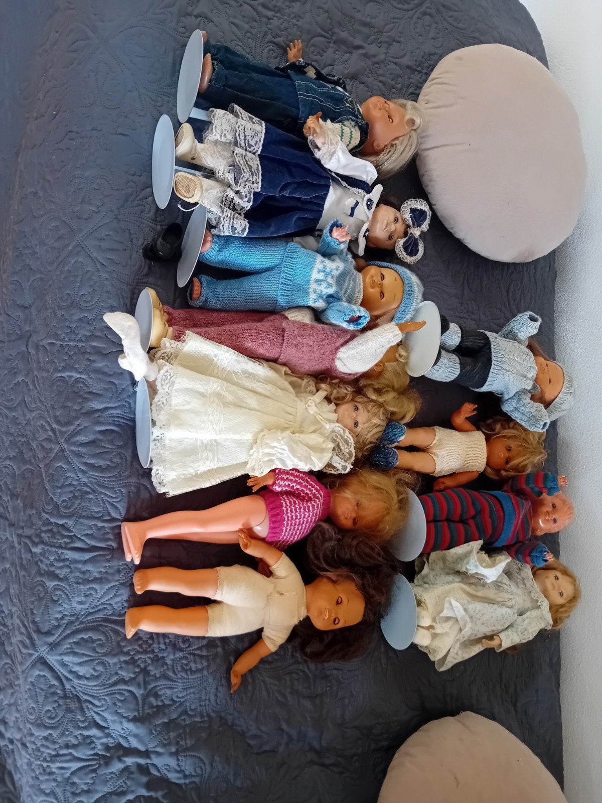 Te koop poppen., Verzamelen, Poppen, Ophalen, Gebruikt, Pop