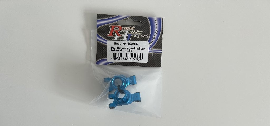 Tamiya TT01/TT01E achterwielblokken Tamiya alu 2st. 800596, Hobby en Vrije tijd, Modelbouw | Radiografisch | Auto's, Ophalen of Verzenden