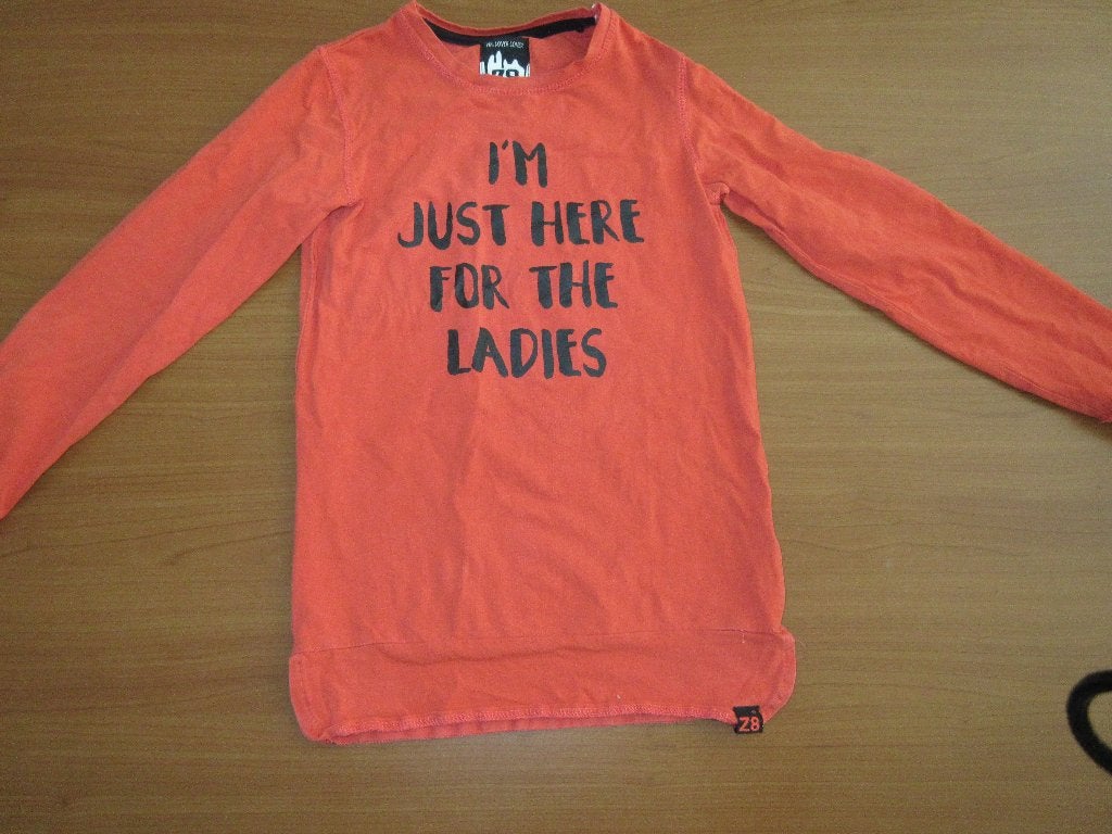 Z8 shirt Mr. Lover Lover met lange mouwen in maat 140-146, Kinderen en Baby's, Kinderkleding | Maat 140, Z8, Ophalen of Verzenden