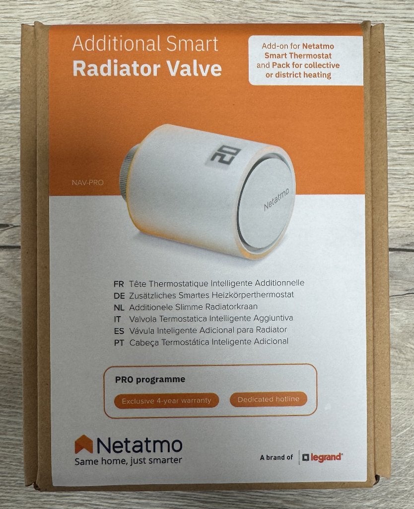 Netatmo Additionele Slimme Radiatorkraan, Ophalen of Verzenden, Slimme thermostaat, Nieuw