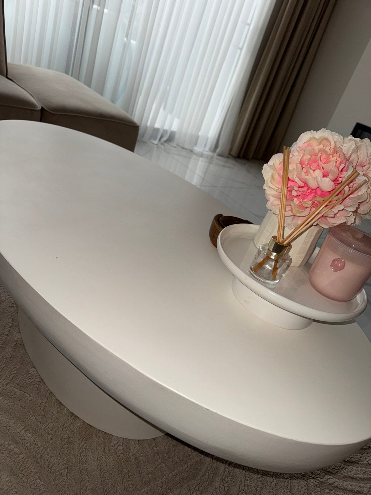 Salon tafel betonlook, Huis en Inrichting, Ophalen