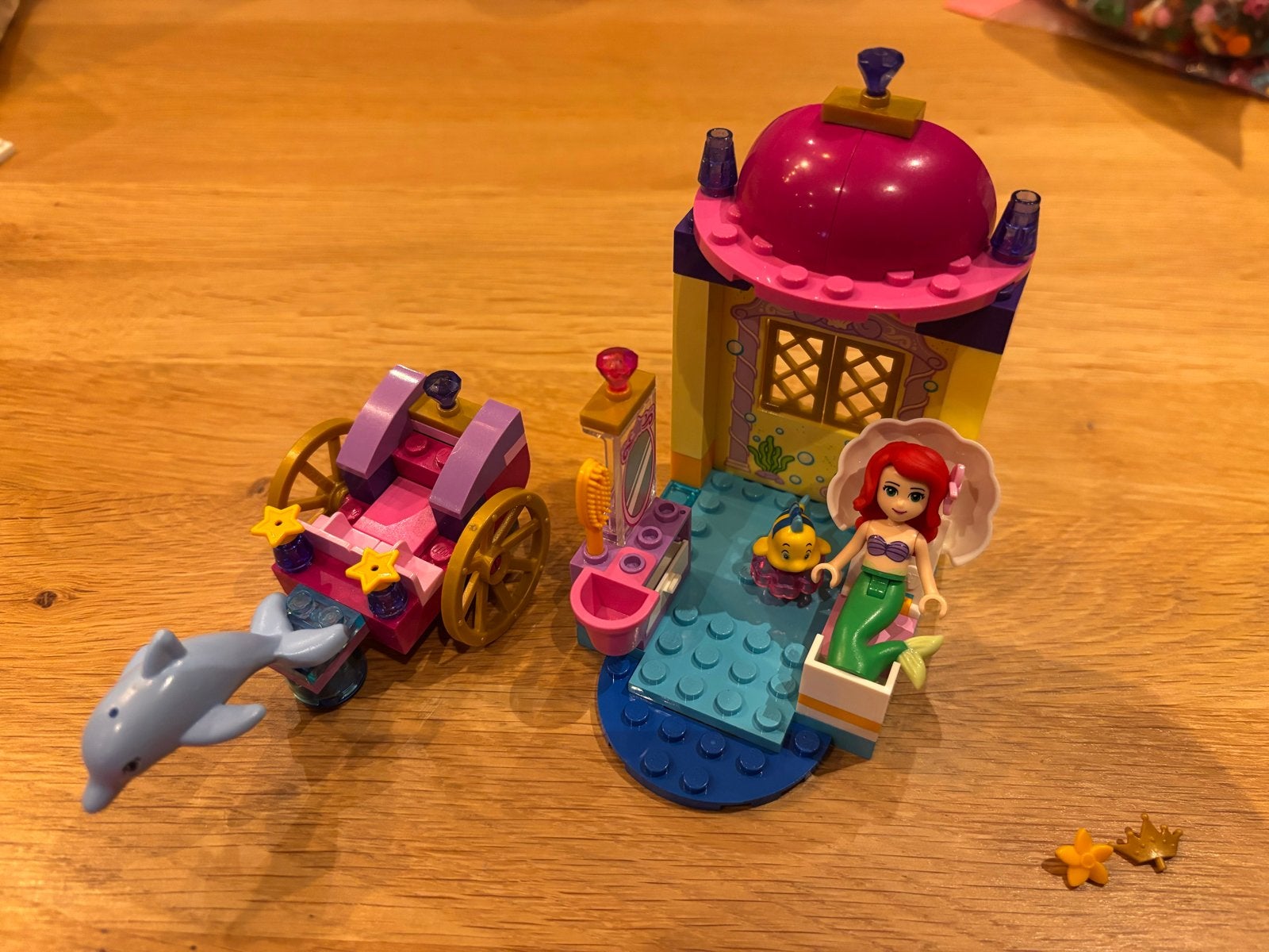 Lego Juniors Disney Princess Ariël en Friends Paardenstal, Lego, Ophalen of Verzenden, Zo goed als nieuw, Compleet