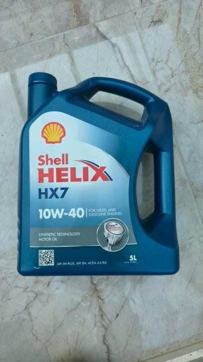 Shell Helix HX7 10W-40 Originele Motorolie (5 liter) 3 Pack, Ophalen of Verzenden, Nieuw