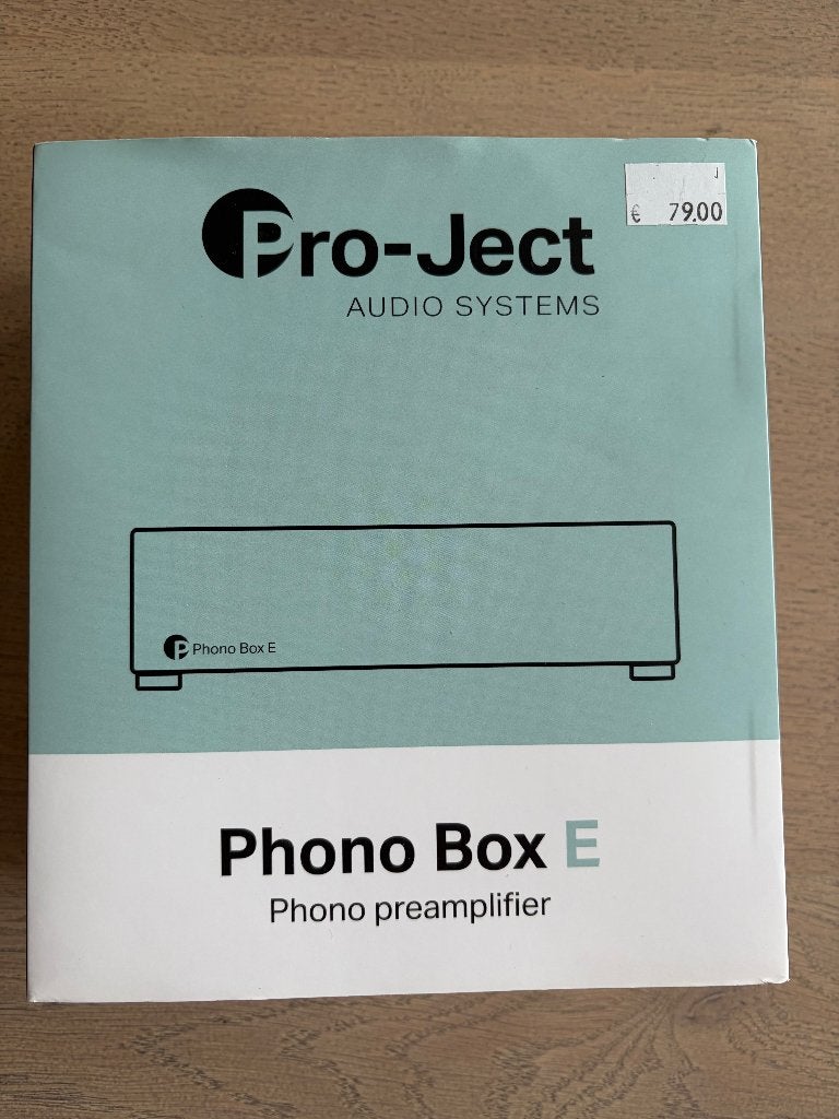 Pro-ject Phono Box E Platenspeler versterker, Ophalen of Verzenden, Zo goed als nieuw, Platenspeler-onderdeel, Overige merken