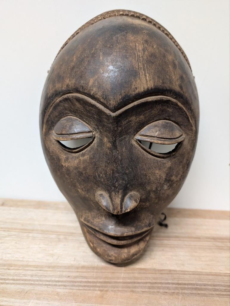Pende stam origineel vintage tribal masker rek5, Antiek en Kunst, Ophalen of Verzenden