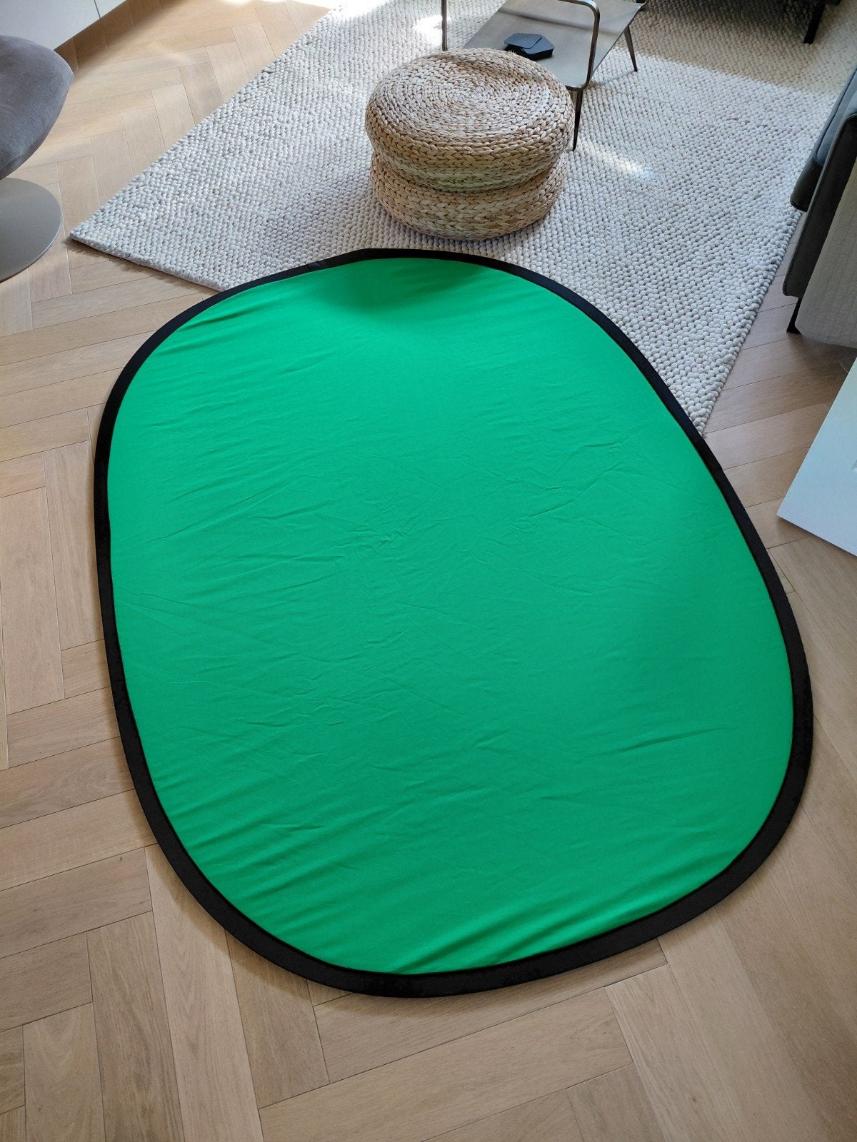 Opvouwbare Green screen; Achtergrond scherm katoen 148x200cm, Audio, Tv en Foto, Fotografie | Fotostudio en Toebehoren, Ophalen