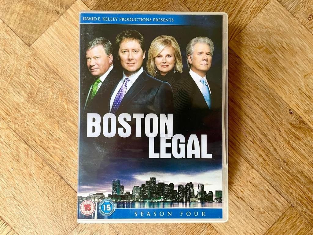 Boston Legal - Seizoen 4 op DVD (nette staat, met ENG), Cd's en Dvd's, Dvd's | Tv en Series, Engels, Drama, Engels, Seizoen 4