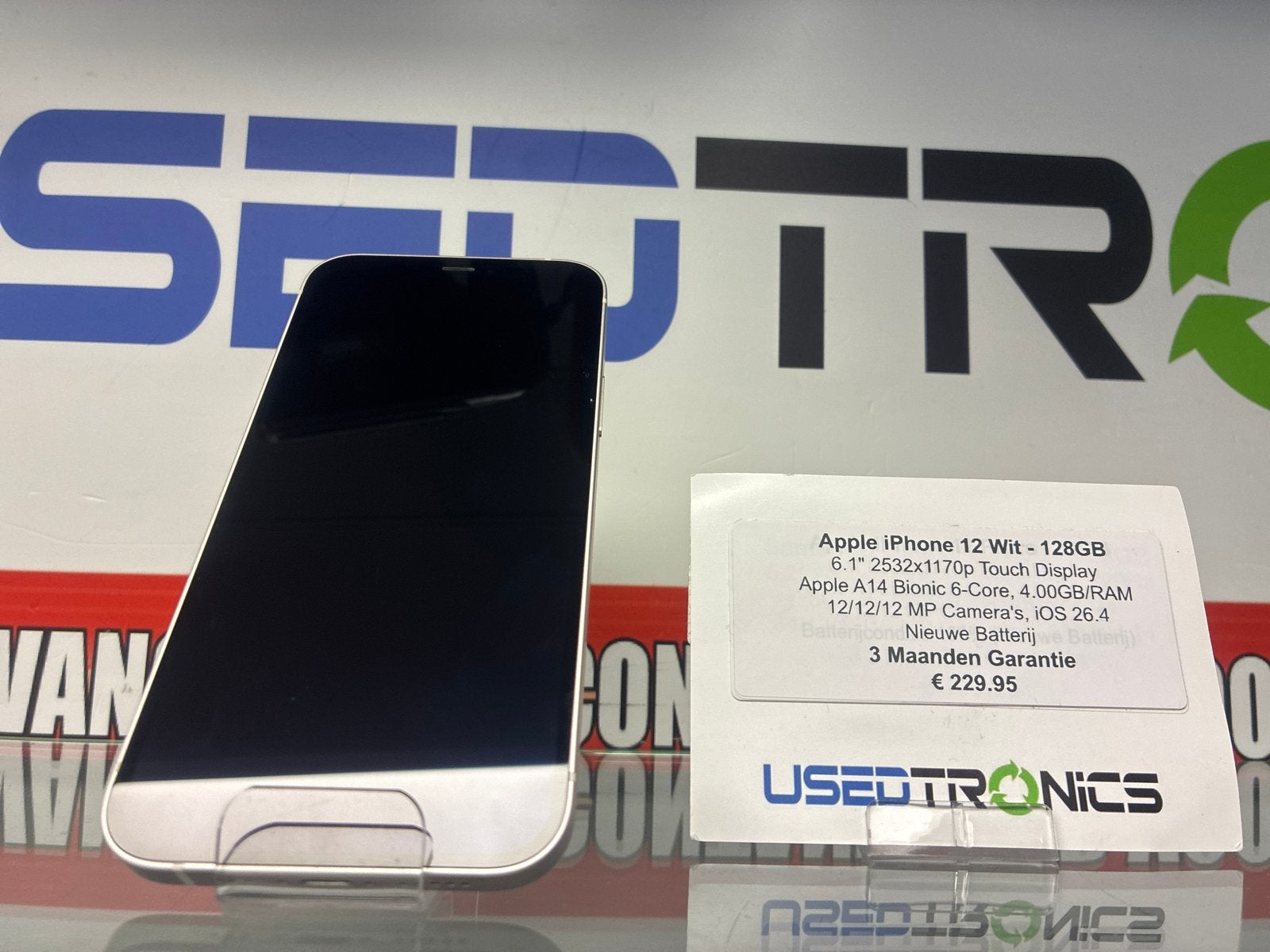 Apple iPhone 12 Wit - 128GB, Telecommunicatie, Mobiele telefoons | Apple iPhone, 128 GB, Wit, Ophalen of Verzenden, Zo goed als nieuw