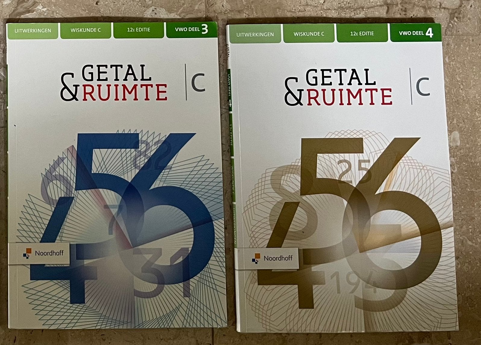 Getal en Ruimte vwo C Deel 3 en 4 Uitwerkingen, Ophalen of Verzenden, Zo goed als nieuw, VWO