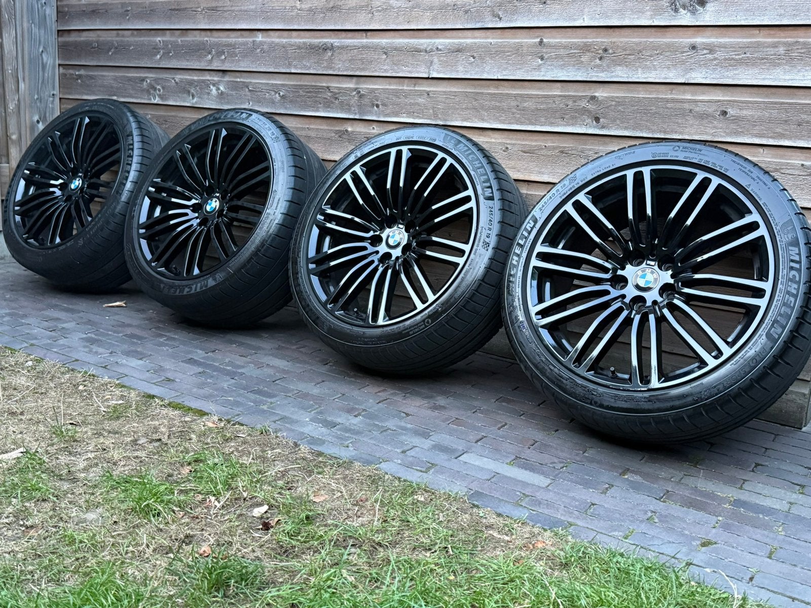 Orig BMW 5-serie Styling 664M 19 inch velgen breedset, 19 inch, Gebruikt, 275 mm, Banden en Velgen