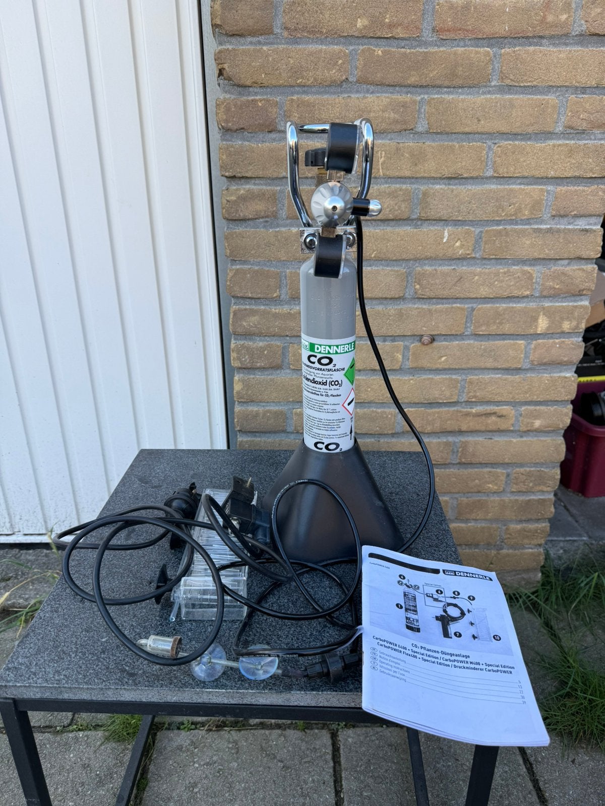Dennerle co2 carbopower m400, Dieren en Toebehoren, Ophalen, Dennerle, Zo goed als nieuw, Inclusief slangen