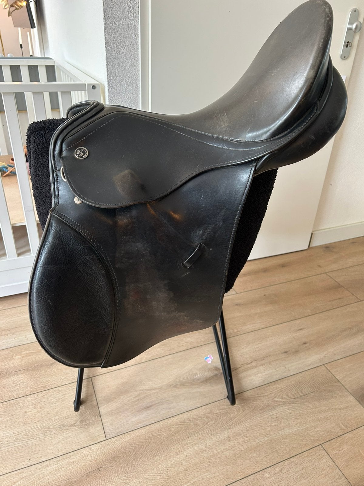 Leren kieffer zadel, medium boom, Ophalen of Verzenden, Zo goed als nieuw, Dressuur