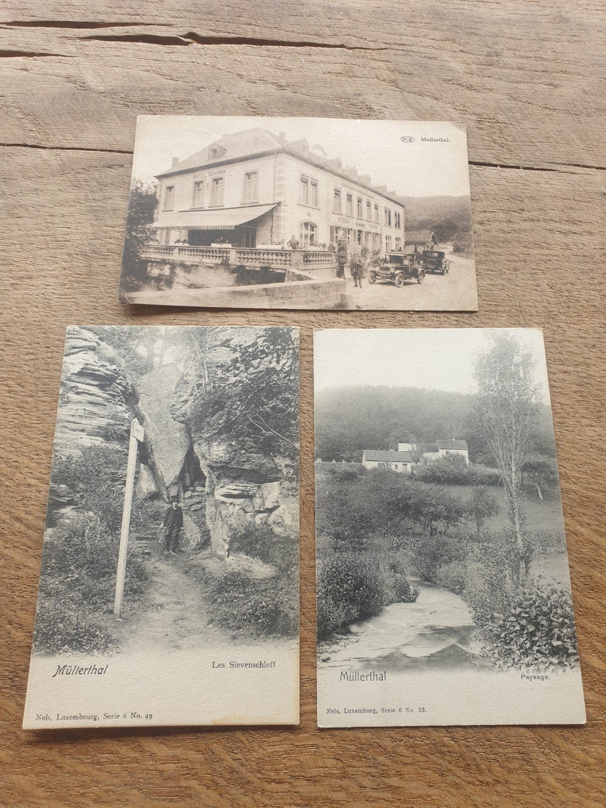 3 Oude Ansichtkaarten Müllerthal Luxemburg (Voor 1920), Ophalen of Verzenden, Voor 1920, Ongelopen