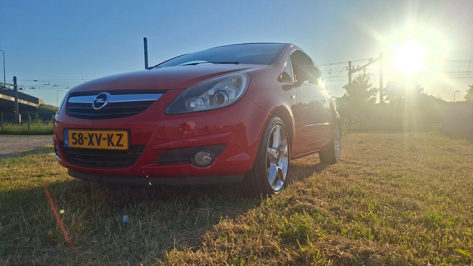 Opel Corsa 2007 Rood, Auto's, Opel, 1364 cc, Particulier, Corsa, 1040 kg