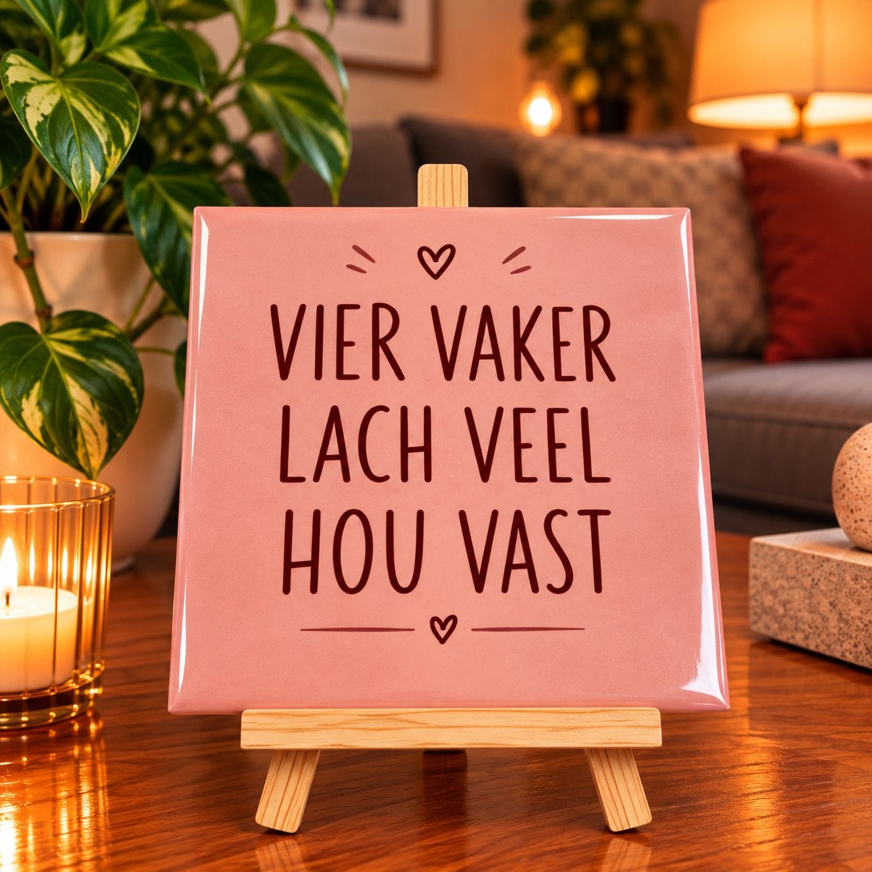 Tegeltje tekst, Ophalen of Verzenden, Nieuw