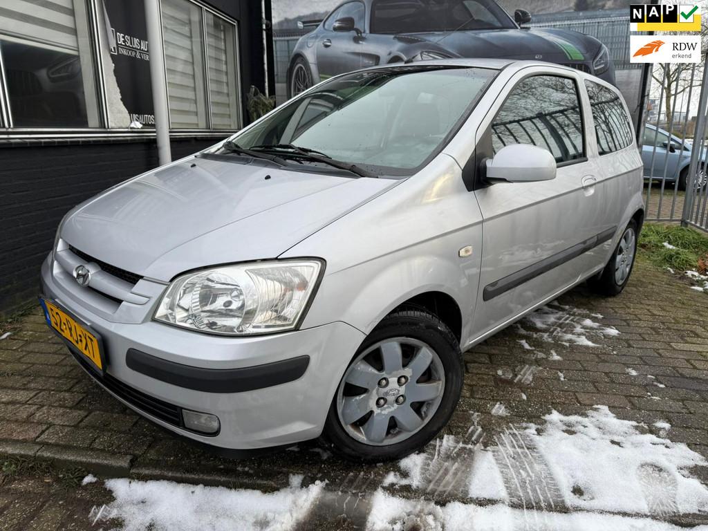 Hyundai Getz 1.3i Dynamic AIRCO AUTOMAAT LEES!, Automaat, Grijs, Getz, Euro 3