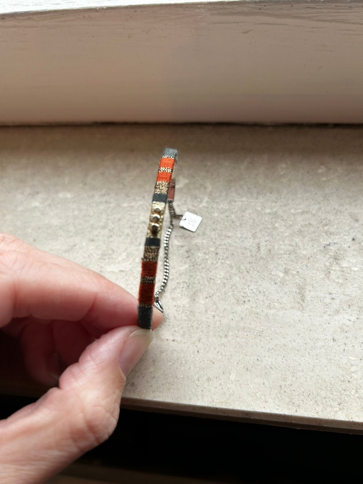 Zag bijoux armband, Ophalen of Verzenden, Zo goed als nieuw, Groen