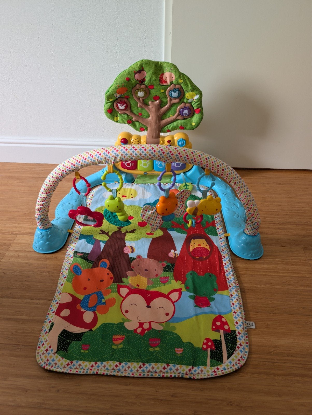 VTech Baby dierenvriendjes speelmat met boog/babygym, Kinderen en Baby's, Speelgoed | Vtech, Ophalen, Zo goed als nieuw, 0 tot 6 maanden