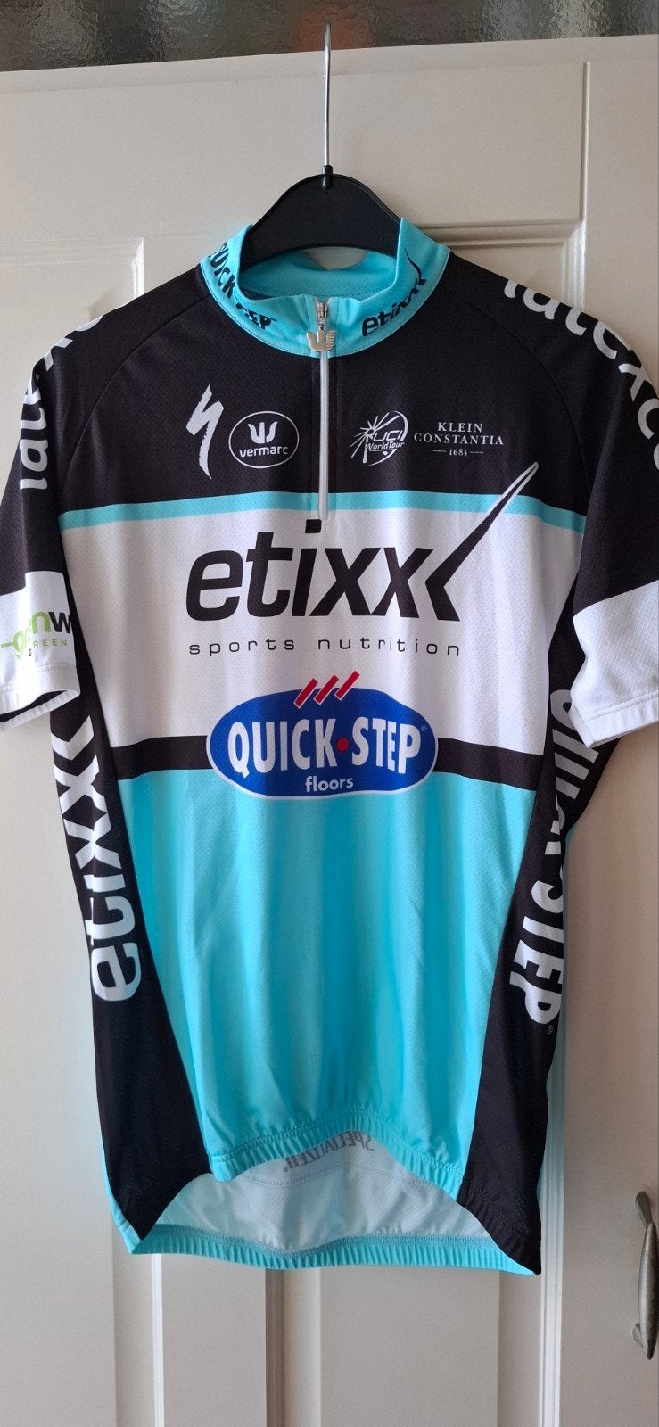 Etixx - QuickStep 2015 maat M wielershirt wielertrui, Ophalen of Verzenden, Zo goed als nieuw, Overige typen