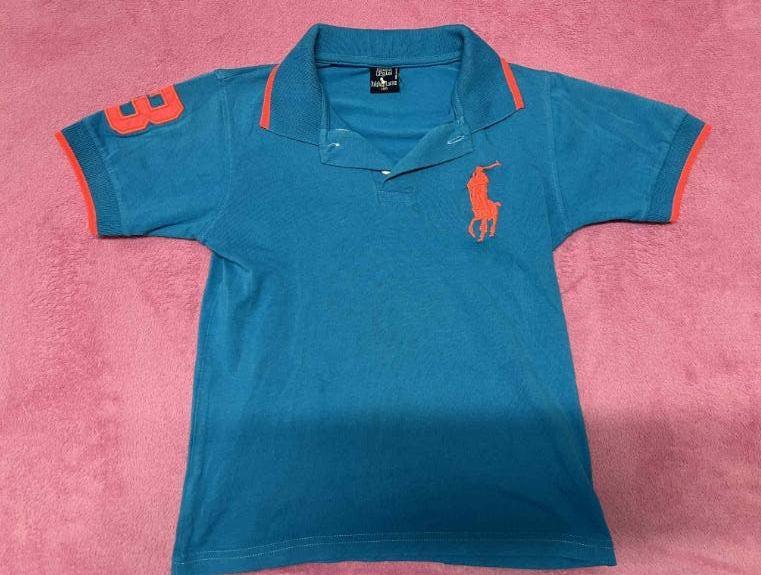 Blauwe Polo, Ophalen of Verzenden, Zo goed als nieuw, Jongen, Shirt of Longsleeve