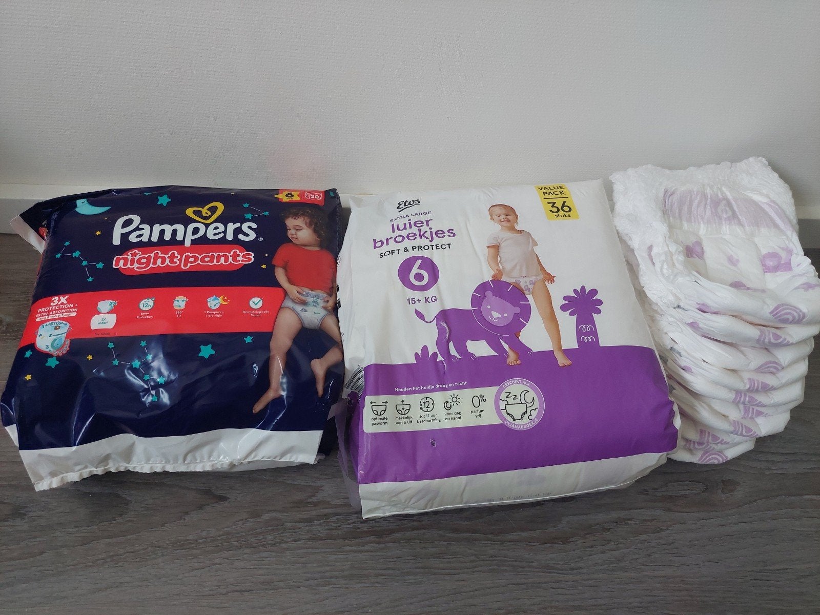 76 luierbroekjes voor peuter, Kinderen en Baby's, Badjes en Verzorging, Overige typen, Nieuw, Standaard, Ophalen