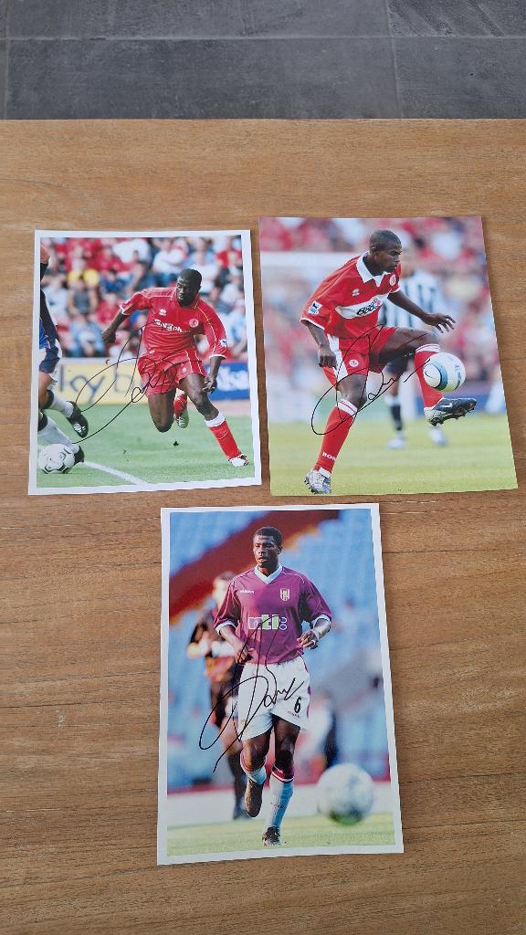 Foto 20x25 cm met handtekening; George Boateng # Feyenoord, Ophalen of Verzenden, Nieuw, Feyenoord, Overige typen