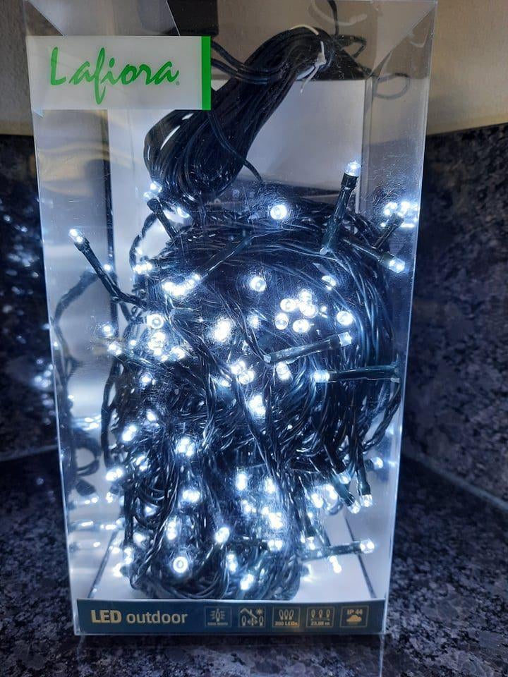 Kerstverlichting LED outdoor 200 lampjes 23.88 m cool white, Ophalen of Verzenden, Nieuw