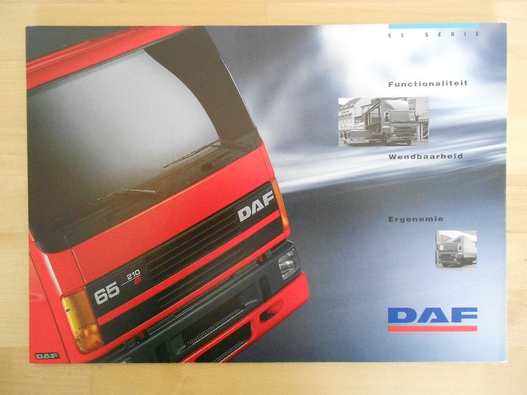 DAF 65 Brochure 1995, Ophalen of Verzenden, Zo goed als nieuw, Overige merken, DAF
